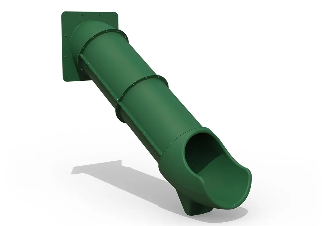 Straight Tube Slide 7′ Green
