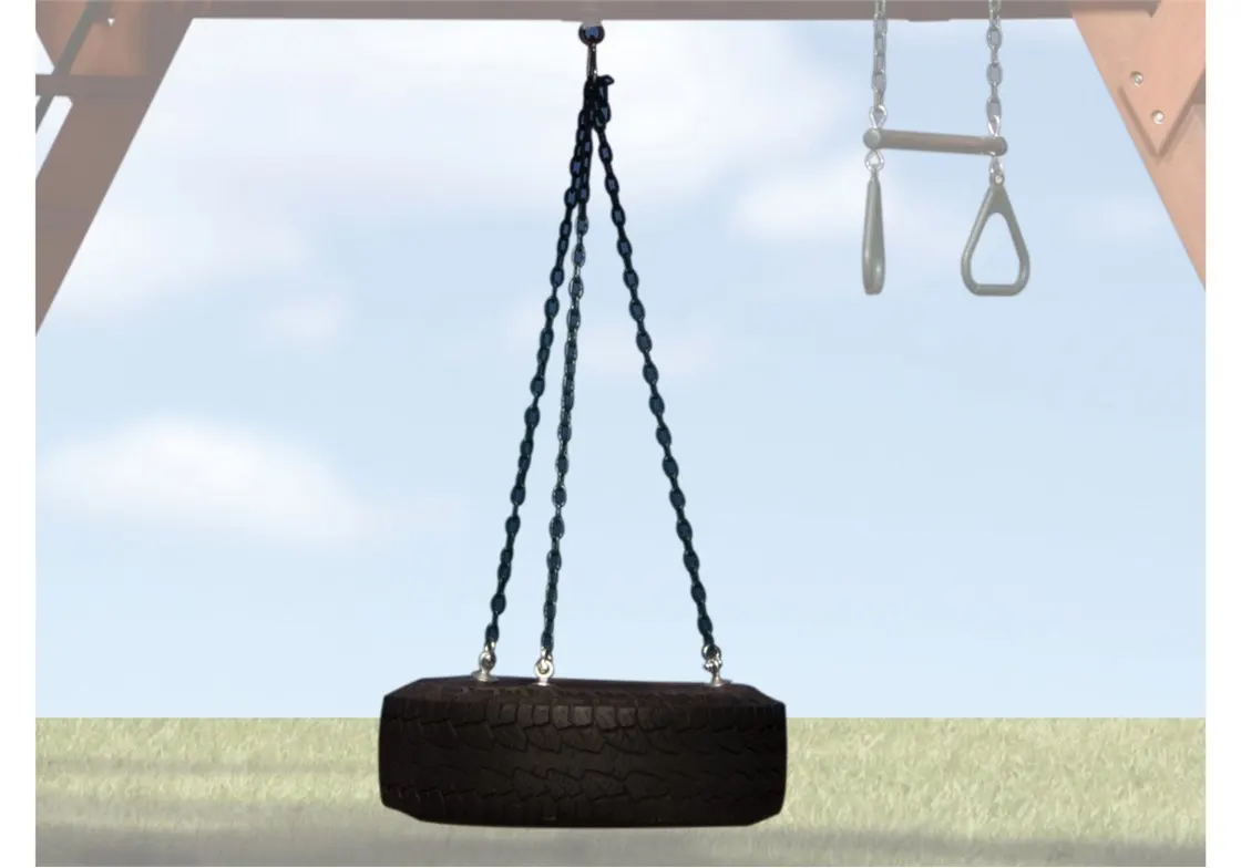 Tire Swivel Swing – 44″ w/ Hdw